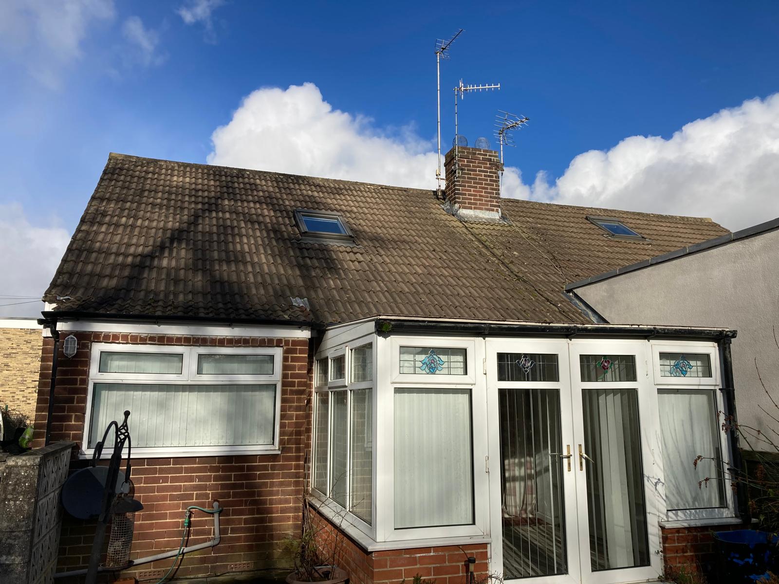 Before, Hip-to-Gable Conversion